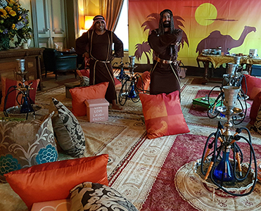 Exotische show met slangen