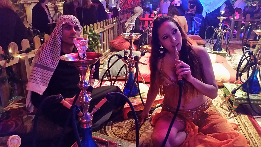 Themagerichte slangenshow