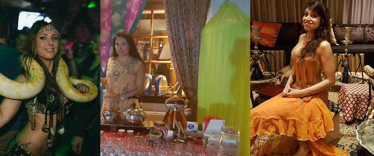 Dansen met een slang