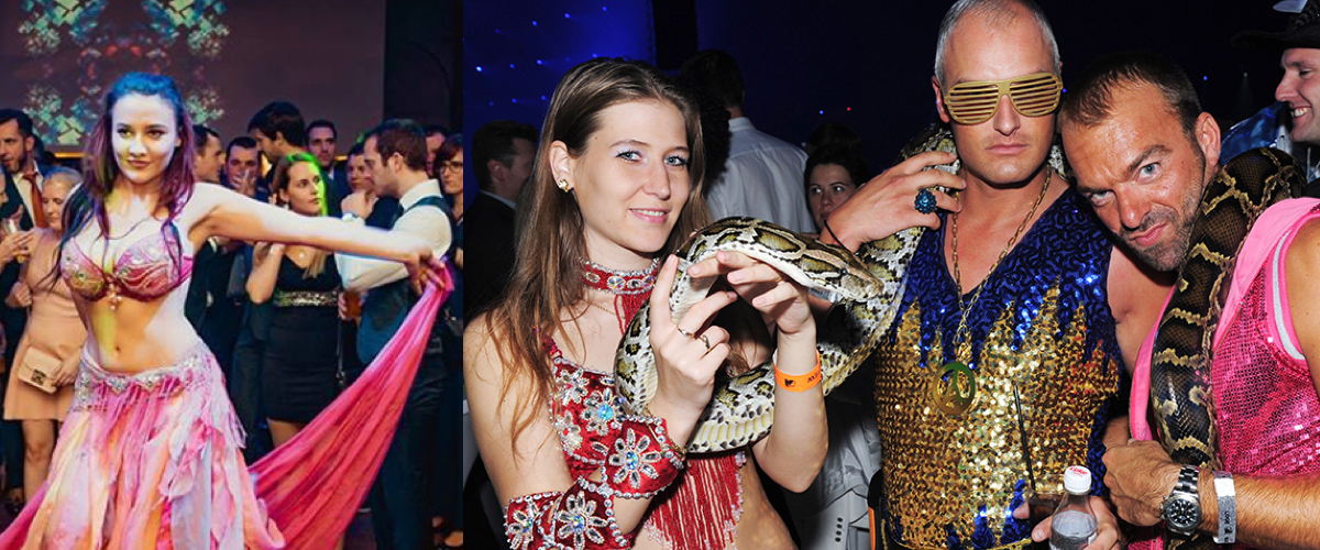 Reptieleshow en slangenshow