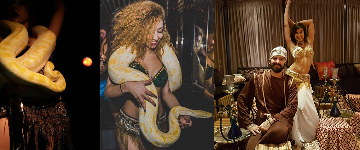 Snake dance act
